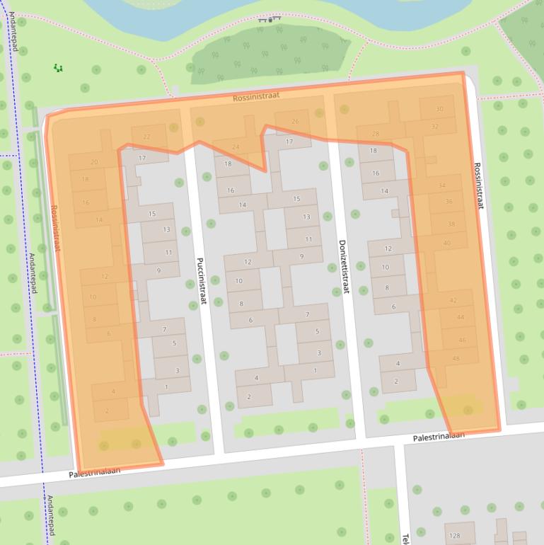 Kaart van postcodegebied 8031TM.