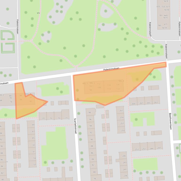 Kaart van postcodegebied 8031VP.