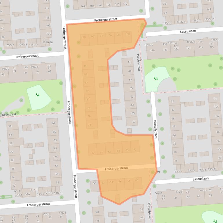 Kaart van postcodegebied 8031WL.