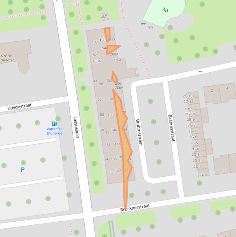 Kaart van postcodegebied 8031XL.