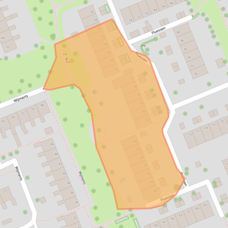Kaart van postcodegebied 8032ML.