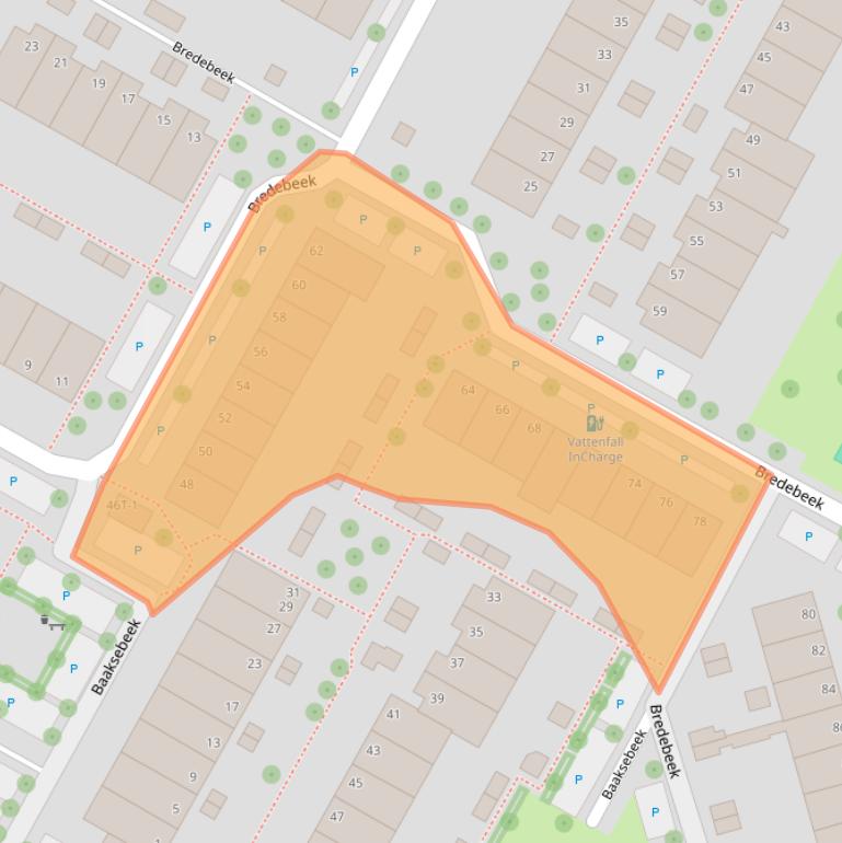 Kaart van postcodegebied 8033CK.