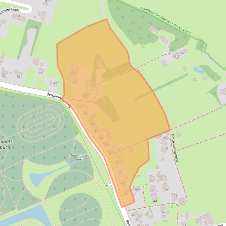 Kaart van postcodegebied 8034PR.