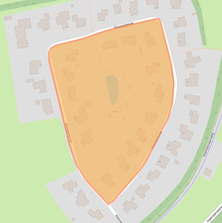 Kaart van postcodegebied 8034PV.