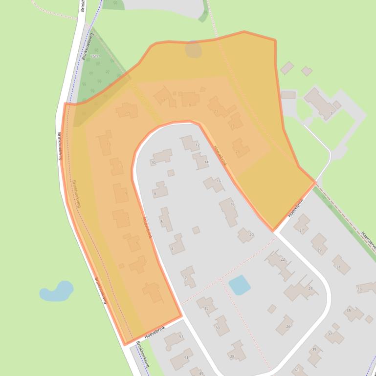 Kaart van postcodegebied 8034PW.