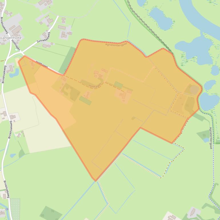 Kaart van postcodegebied 8034RE.