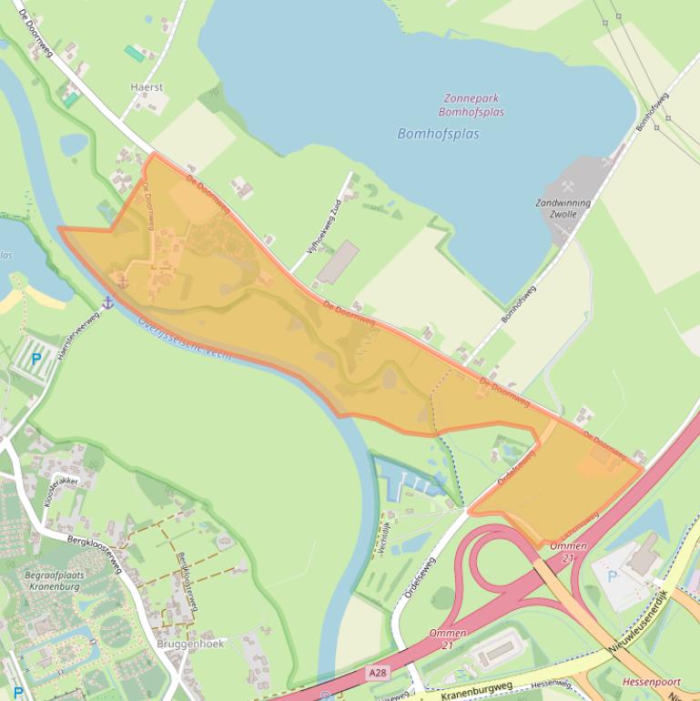 Kaart van postcodegebied 8035PC.