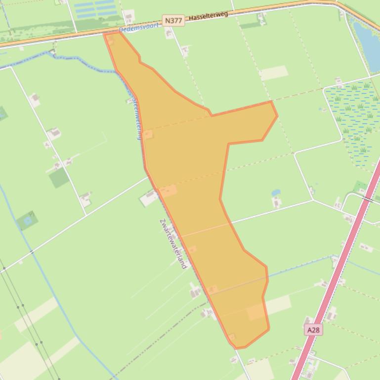 Kaart van postcodegebied 8035RA.