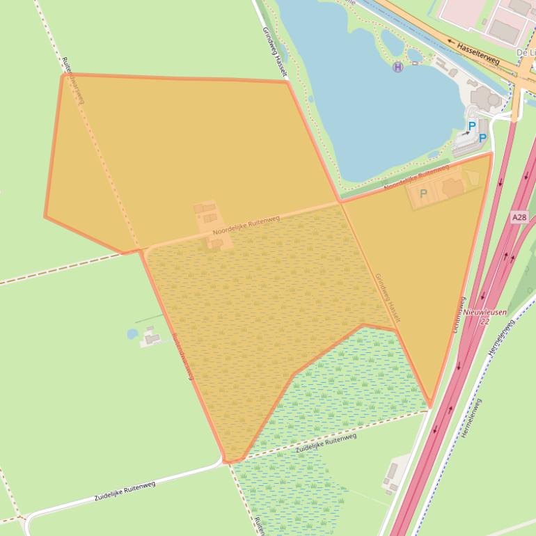 Kaart van postcodegebied 8035RK.