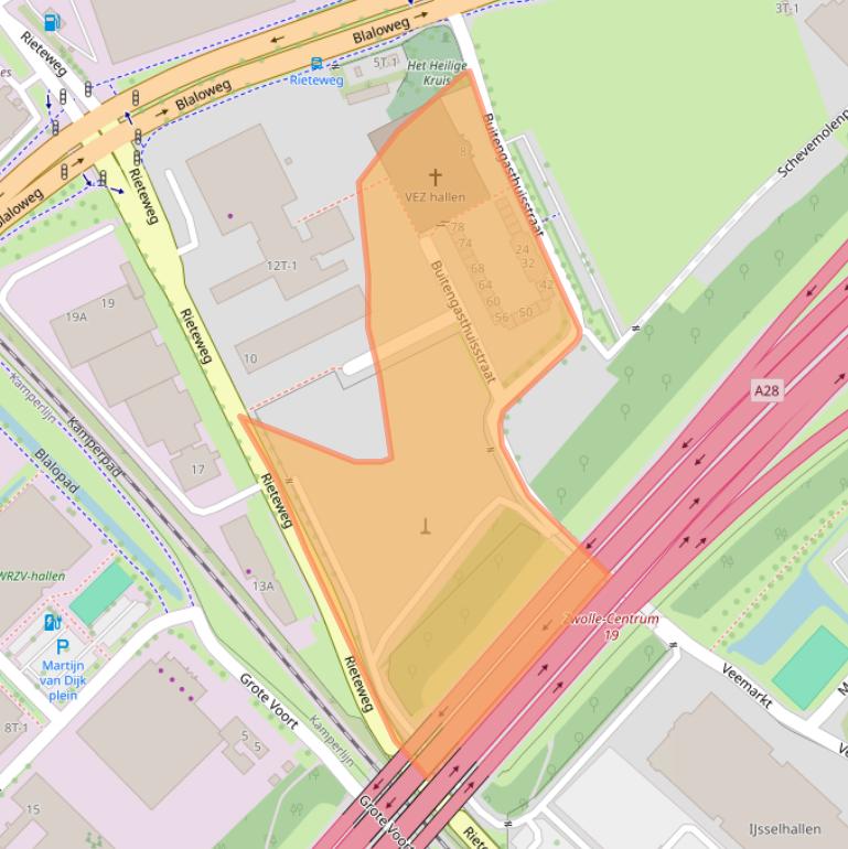 Kaart van postcodegebied 8041AB.