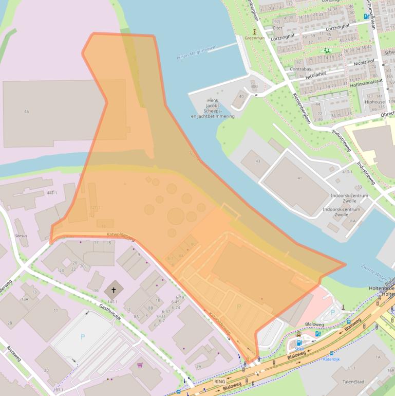 Kaart van postcodegebied 8041AD.