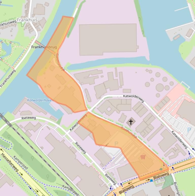 Kaart van postcodegebied 8041AE.