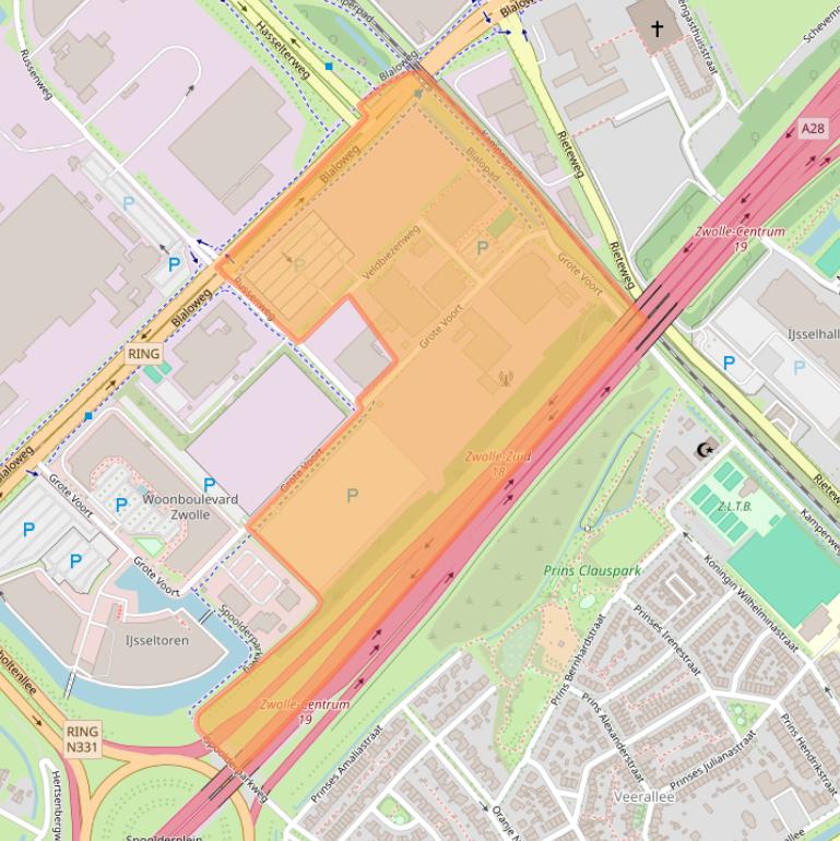 Kaart van postcodegebied 8041AM.