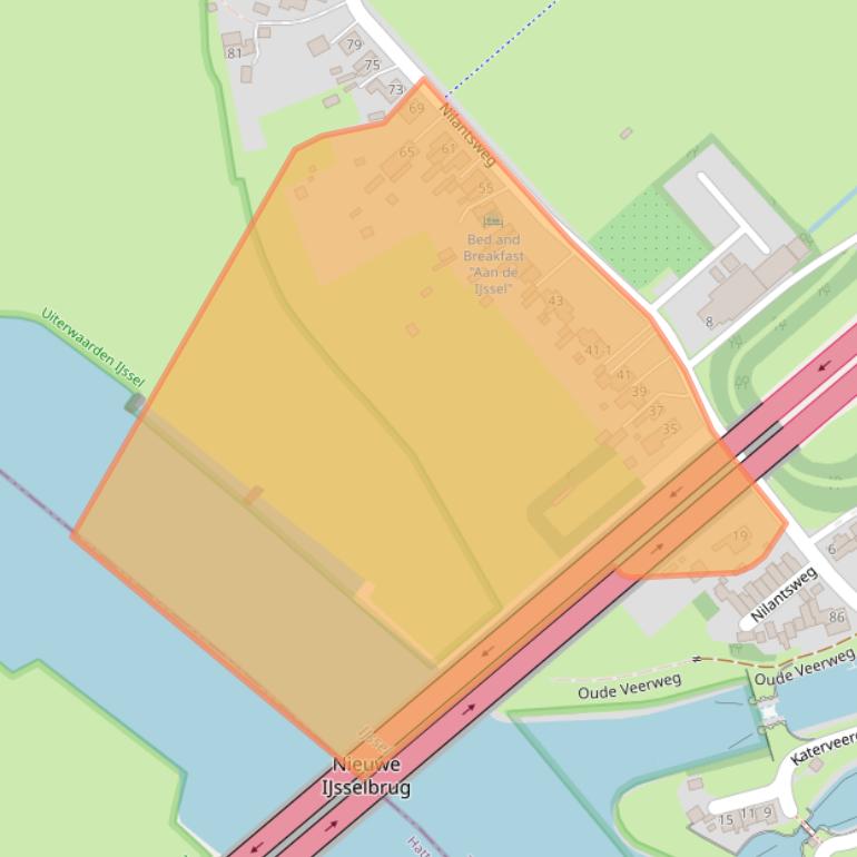 Kaart van postcodegebied 8041AP.