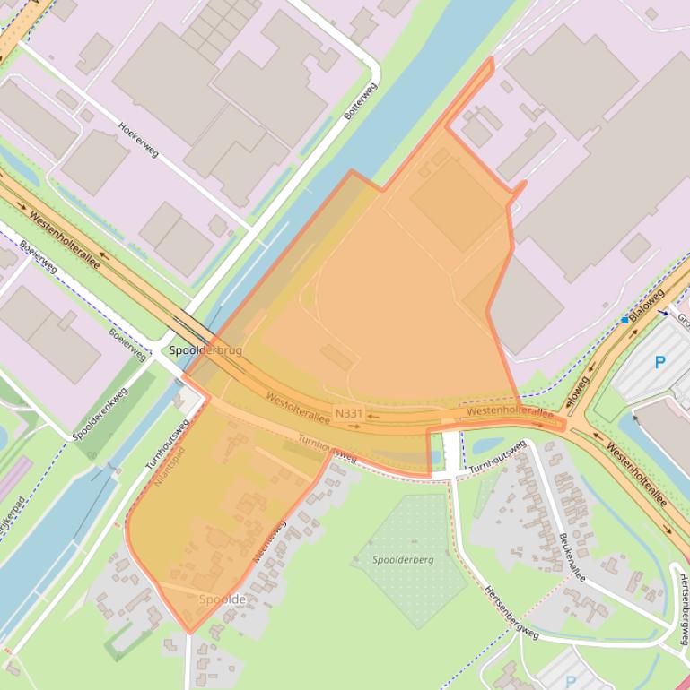 Kaart van postcodegebied 8041AV.