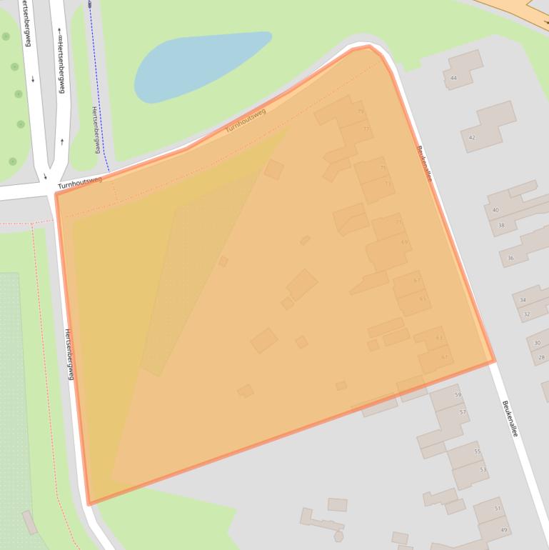 Kaart van postcodegebied 8041AZ.