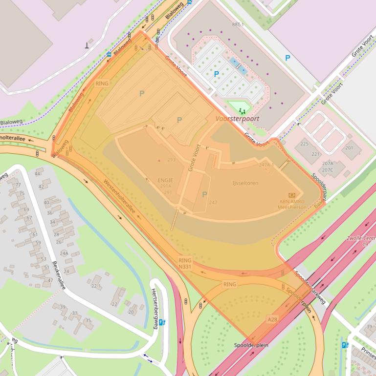 Kaart van postcodegebied 8041BL.