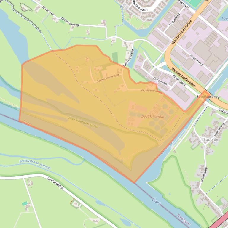 Kaart van postcodegebied 8042PK.