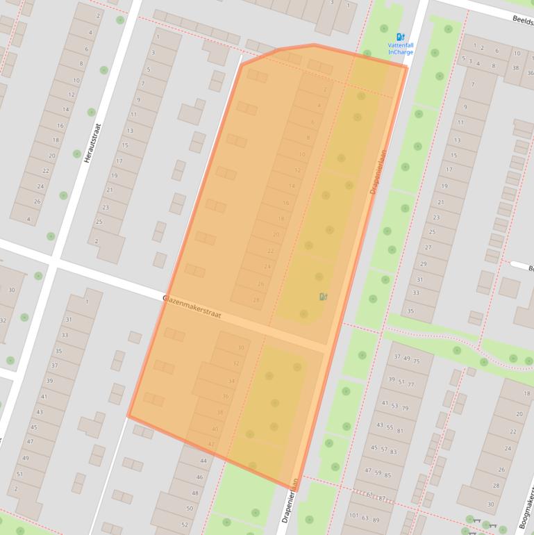 Kaart van postcodegebied 8043AA.