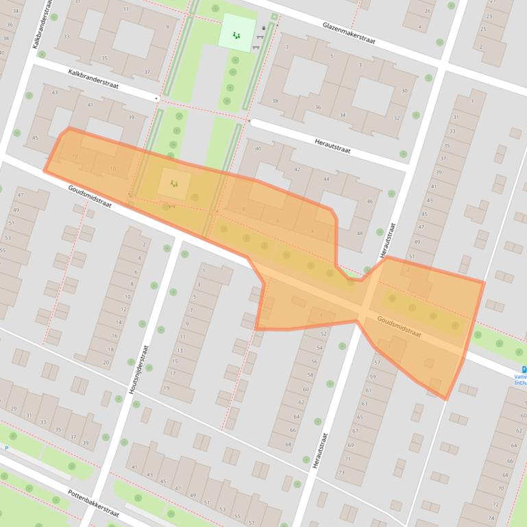 Kaart van postcodegebied 8043AH.