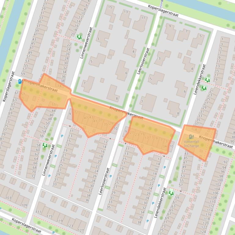 Kaart van postcodegebied 8043BW.