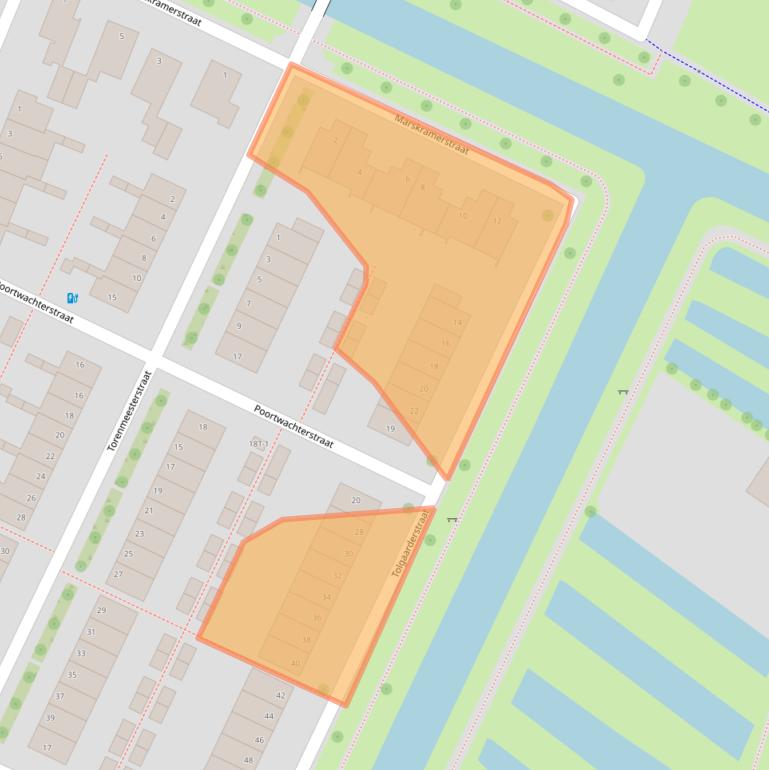 Kaart van postcodegebied 8043CH.