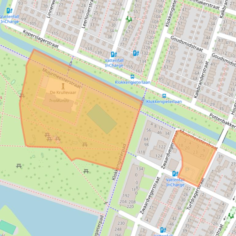 Kaart van postcodegebied 8043EA.