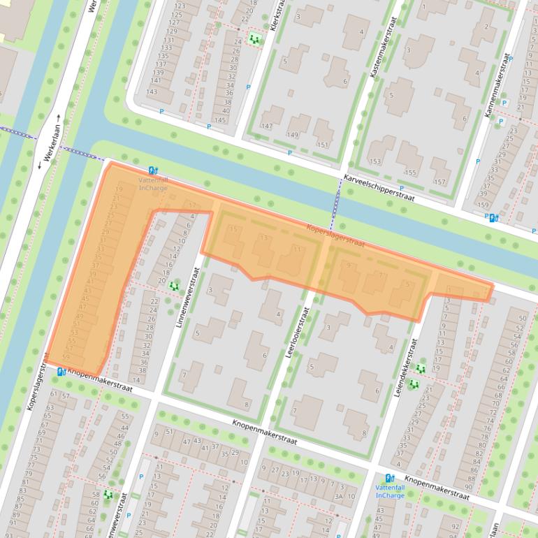 Kaart van postcodegebied 8043EL.