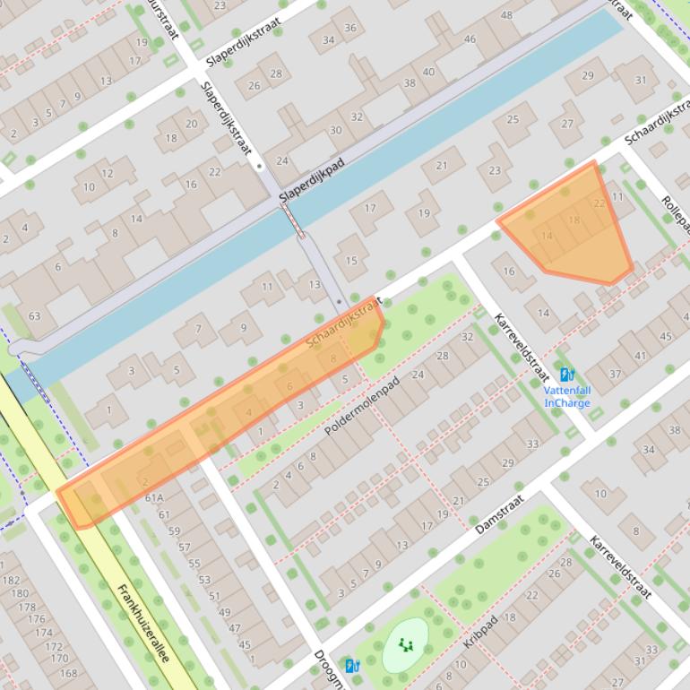 Kaart van postcodegebied 8043GB.