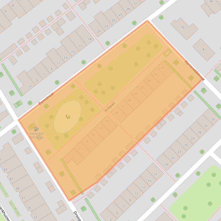 Kaart van postcodegebied 8043GP.