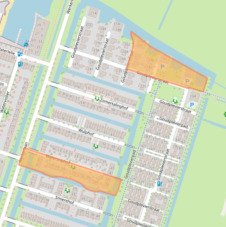 Kaart van postcodegebied 8043JP.