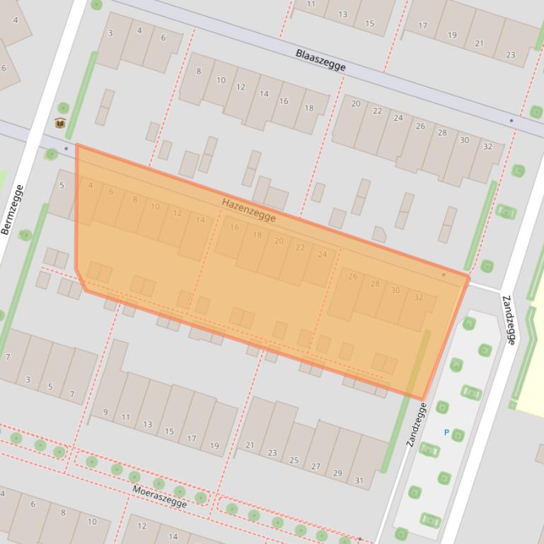 Kaart van postcodegebied 8043LB.