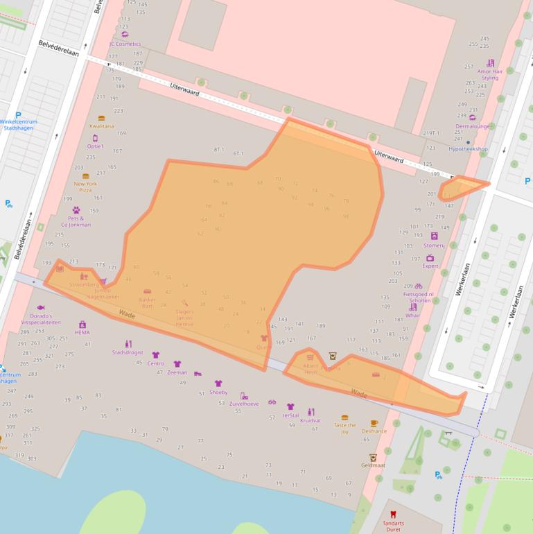 Kaart van postcodegebied 8043LS.
