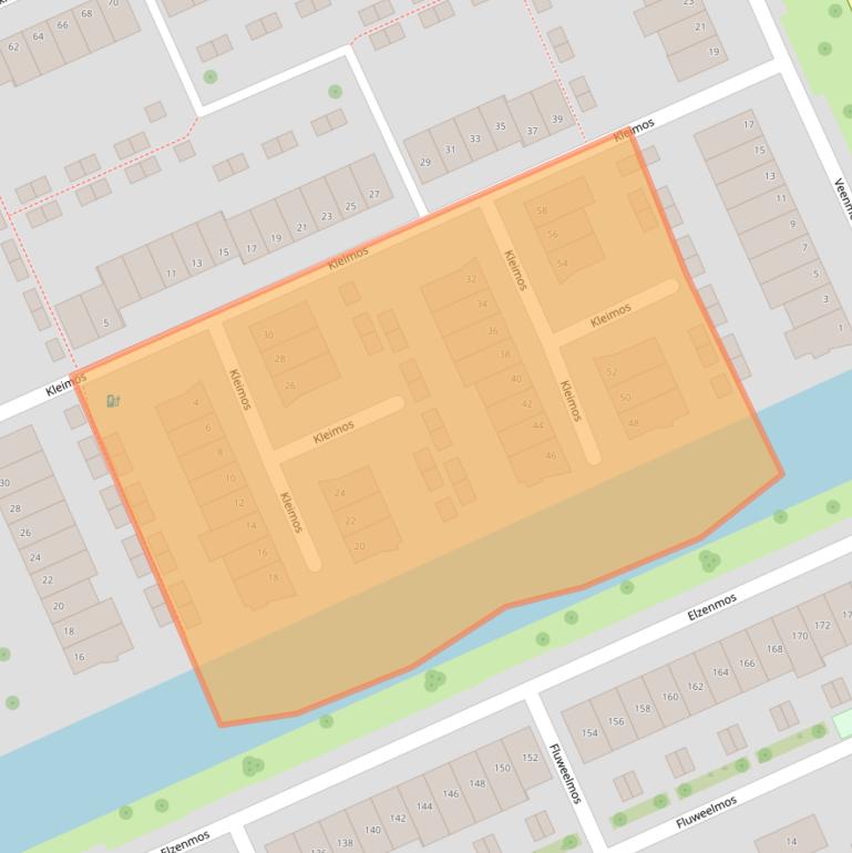 Kaart van postcodegebied 8043MC.