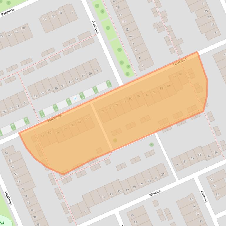 Kaart van postcodegebied 8043MG.