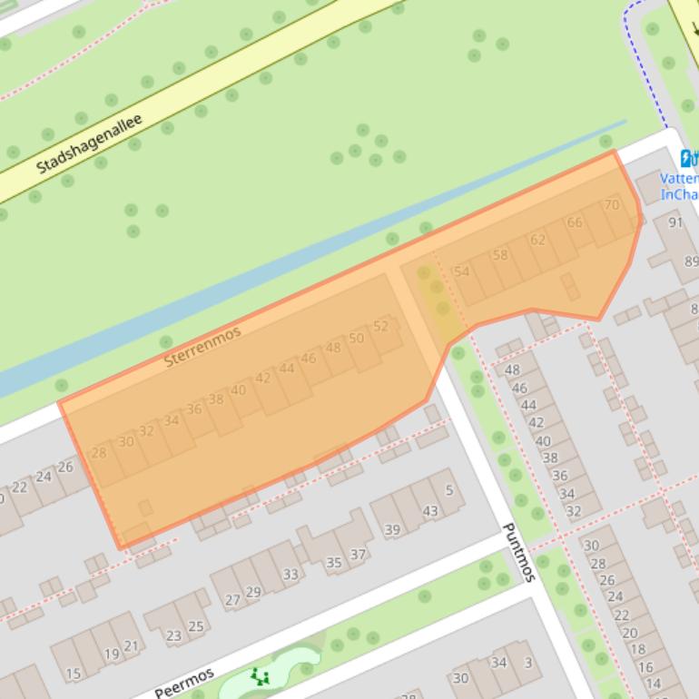 Kaart van postcodegebied 8043ML.