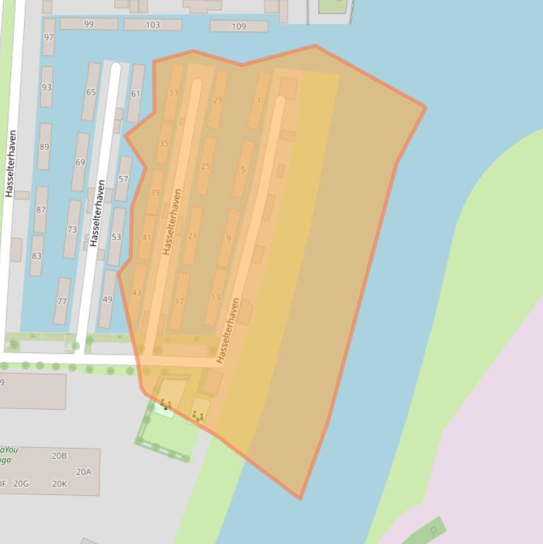 Kaart van postcodegebied 8043PL.