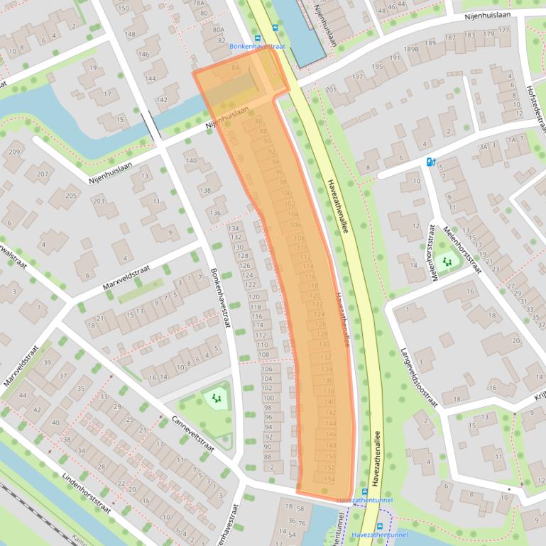 Kaart van postcodegebied 8043RA.