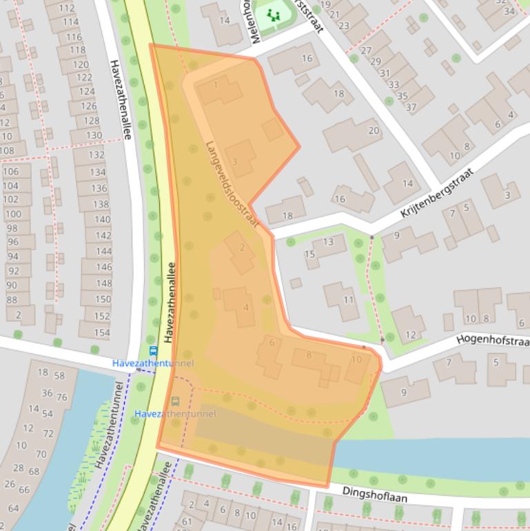 Kaart van postcodegebied 8043RV.