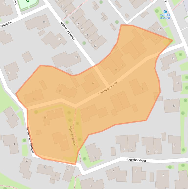 Kaart van postcodegebied 8043RW.