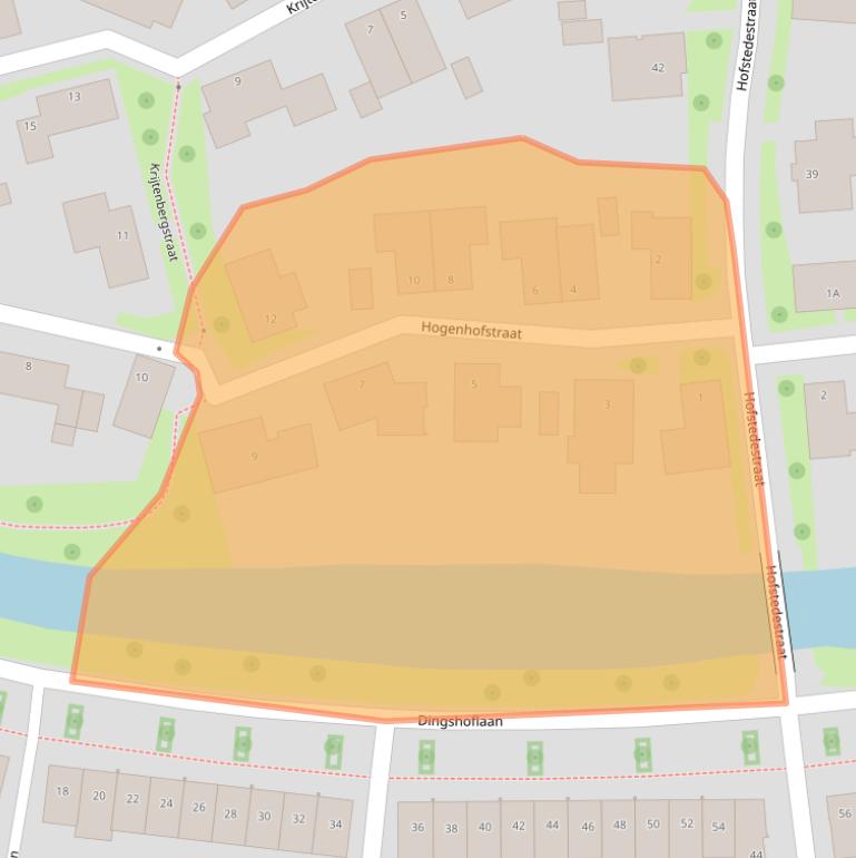 Kaart van postcodegebied 8043RZ.