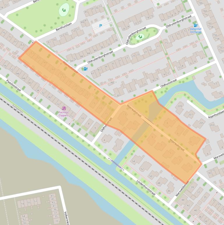 Kaart van postcodegebied 8043TL.