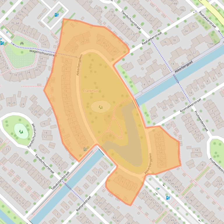 Kaart van postcodegebied 8043XM.