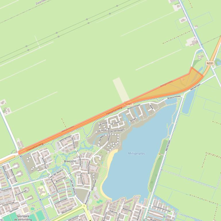 Kaart van postcodegebied 8045PA.