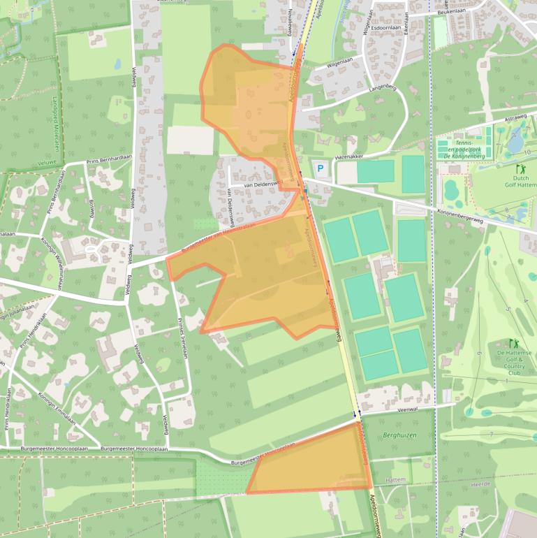 Kaart van postcodegebied 8051AD.