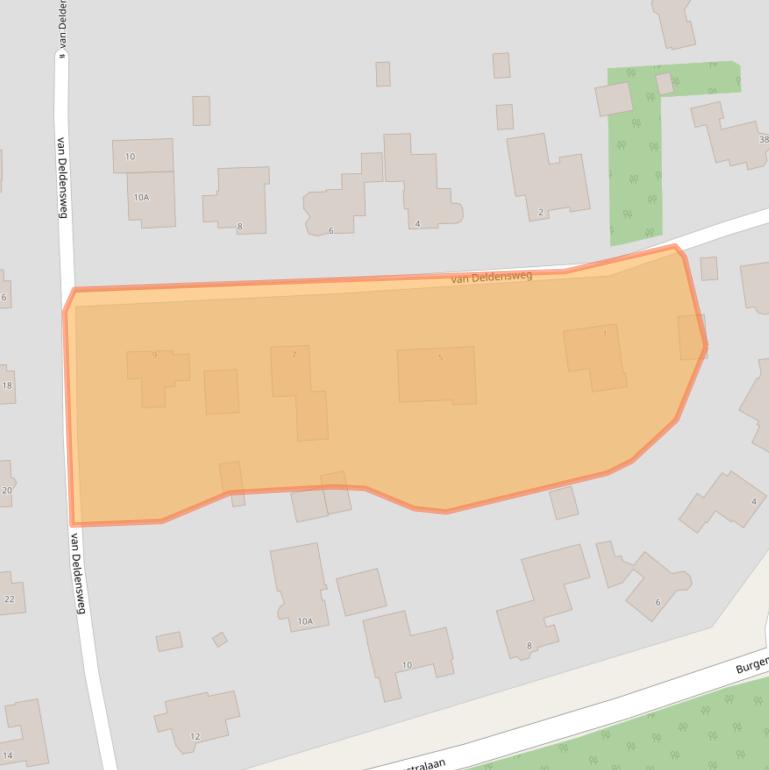 Kaart van postcodegebied 8051AN.