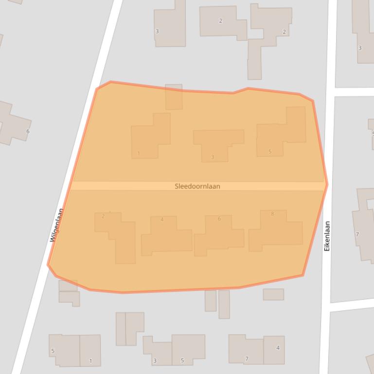 Kaart van postcodegebied 8051AZ.