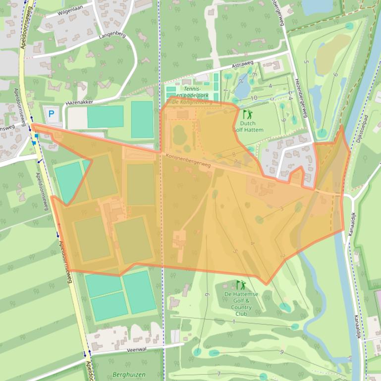 Kaart van postcodegebied 8051CC.