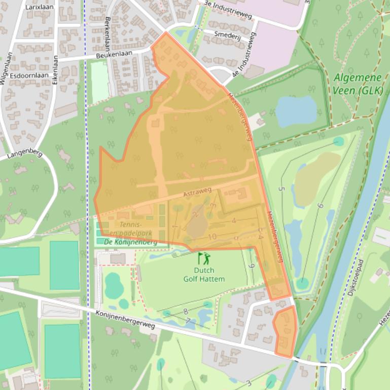 Kaart van postcodegebied 8051CJ.