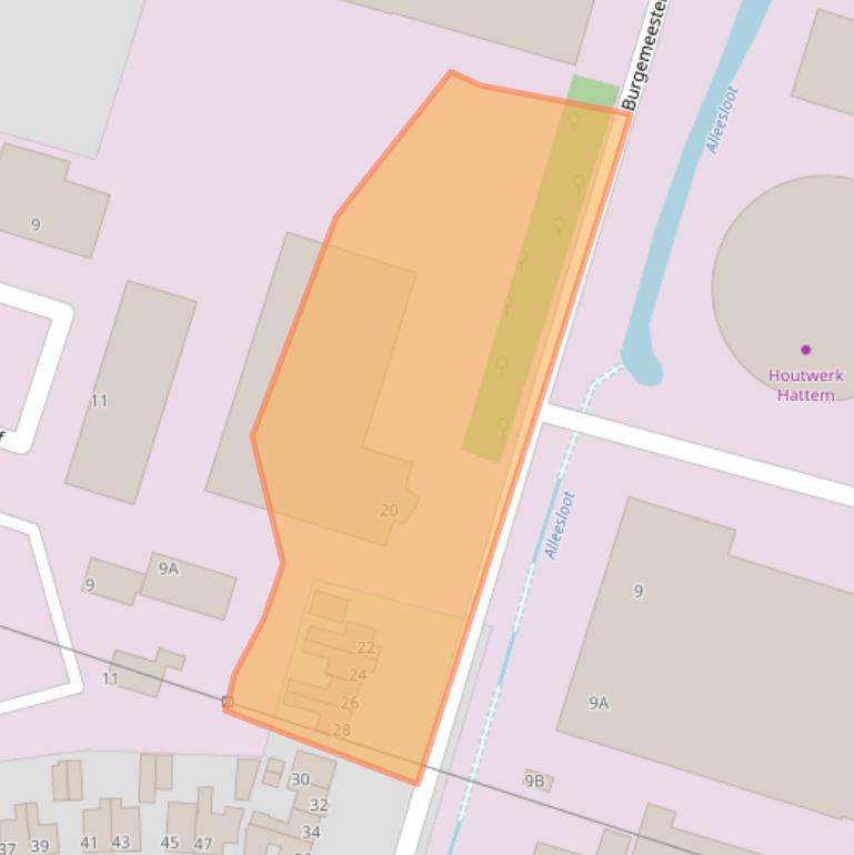 Kaart van postcodegebied 8051CR.